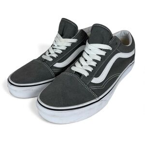 Vans NWOT Old Skool Skate Shoe Turtle Dove Gray Suede Lace-Up Sneakers M-6 W-7.5